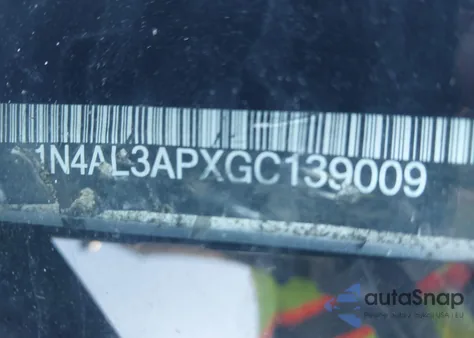 2016 Nissan Altima 2.5 Sv z USA, uszkodzony, nr VIN 1N4AL3APXGC139009